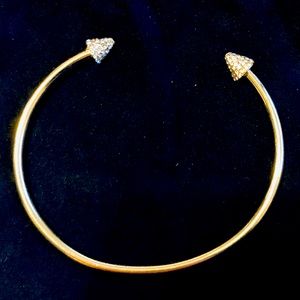 Bauble Bar Gold Studded Cuff Bracelet